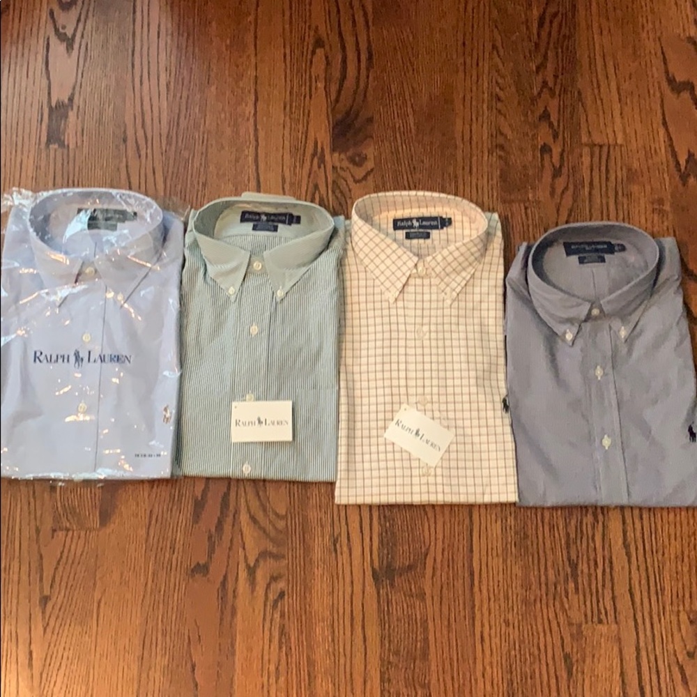 NWT: (4) Bundled Ralph Lauren Button Downs